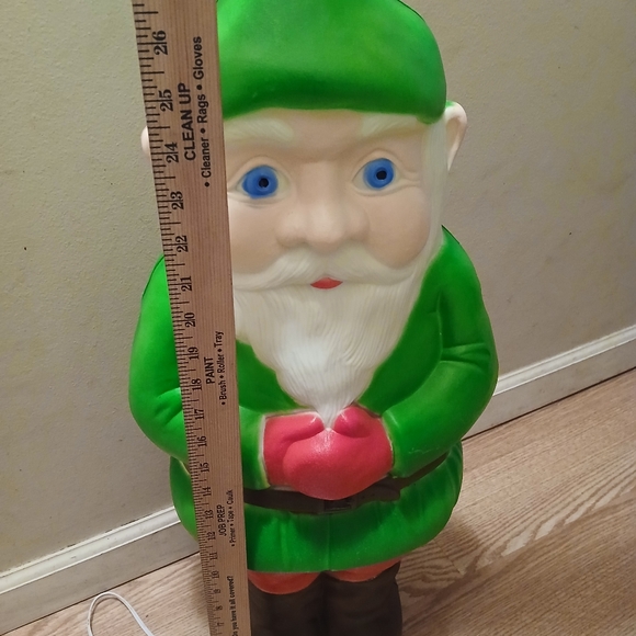 Elf Blow Mold 28" Vtg 1990 Union Products Christmas Santa's Helper - Picture 2 of 7